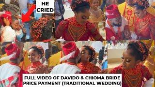 FULL VIDEO OF DAVIDO & CHIOMA TRADITIONAL WEDDING (VERY EMOTIONAL)