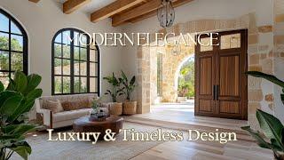 Mediterranean Modern Elegance: Elevate Every Space with Minimalist Luxury and Timeless Design