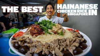 BEST HAINANESE CHICKEN RICE IN SINGAPORE! | 20 Servings of My Favorite Chicken Rice in the World!