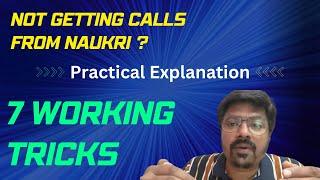 7 Tips How to get more interview calls from naukri | increase interview calls