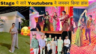 सारे YouTubers ने जमकर किया डांस  stage pe मच गया तहलका Birthday party में @PriyaDeep