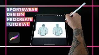 PROCREATE SPORTSWEAR DESIGN FOR BEGINNERS - FittDesign Tutorial