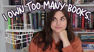 all of the books I own but haven't read... || my physical tbr & 2024 unread books challenge