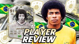 5⭐4⭐ 91 THUNDERSTRUCK ICON JAIRZINHO SBC PLAYER REVIEW | FC 25 Ultimate Team