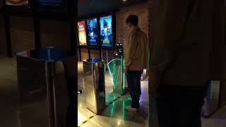 Cinema ticket gate - installation and commissioning #china #technology #cinema