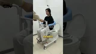 Hydraulic Wheelchair For Moving Patients And The Elderly.