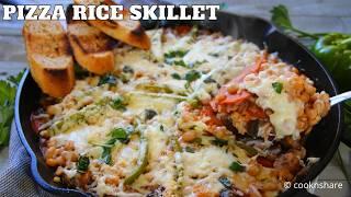 Less Mess Pizza Rice Skillet: One Pan, Endless Flavor!