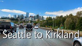 [4K] Downtown Seattle to Kirkland | Seattle Metropolitan Area Driving Tour