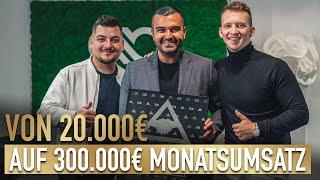 Als Agentur von 20.000 auf 300.000 Euro Monatsumsatz in 8 Monaten!