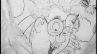 Milt Kahl Medusa and Snoops pencil test