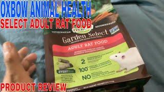   Oxbow Animal Health Garden Select Adult Rat Food 