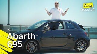 Abarth 695: Chihuahua unter Sportwagen #autoscout24 #throwback