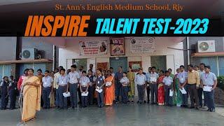 St. Ann's English Medium School ||Rjy || Inspire Talent Test - 2023 || Prize Distribution