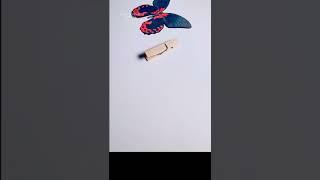 #Butterfly #making #with #clip #origami #sr #art #and #craft #channel #shorts