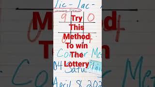 Tic-Tac-Toe 4 Corners Winning Pick 3 Lottery Method