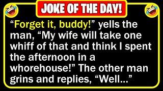  BEST JOKE OF THE DAY! - Two men, who don't get along, are sitting next to each... | Funny Jokes