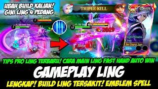 TIPS PRO HERO LING TERBARU + CARA MAIN LING 4 PEDANGBUILD LING TERSAKITGAMEPLAY LING TOP GLOBAL