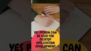 can python be used for desktop application development#python #programmingknowledge