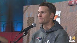 Tom Brady Tears Up When Talking About His Dad At Super Bowl Media Day