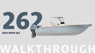 Open 262 Center Console - 2024 Walkthrough