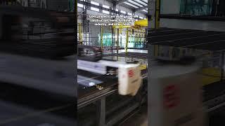 Glass factory making tempered glass for building  #glass #architecture #glassfactory #temperedglass