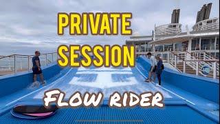 Feel the Excitement of a Private Cruise Ship Flow Rider Session