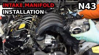 N43 Intake Manifold Installation /w Cabin Filter, Air Filter, EGR & CCV Gaskets Replacement