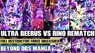 Beyond Dragon Ball Super Hakaishin Ultra Beerus Vs Rino Rematch! Full Destructive Force Unleashed