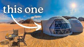 Sleeping in a MARTIAN BUBBLE in Wadi Rum | Full Tour | Jordan vlog EP 3