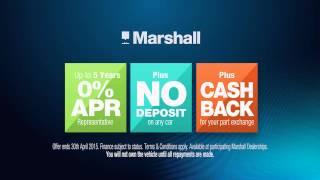 Marshall Motor Group 5 Years 0% Car Event