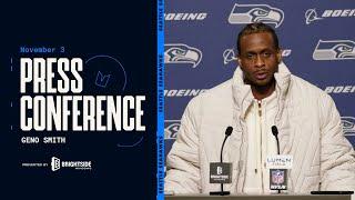 Geno Smith: "I'm Going To Step It Up" | Postgame Press Conference - Week 9