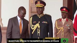 WATCH SWEARING-IN OF NEW IG DOUGLAS  KANJA AT STATEHOUSE NAIROBI!!!