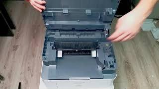 Hp LaserJet MFP 135a broken exit roller replacement