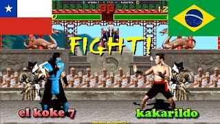 Mortal Kombat  el koke 7 (Chile) vs kakarildo (Brazil) Fightcade