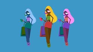 Shopaholic Walk Cycle Breakdown