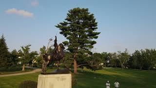 Stark Park statue. Manchester, NH.