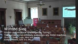 Gödel's philosophical challenge (to Turing) - Wilfried Sieg