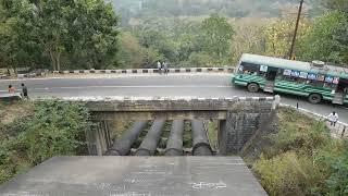 Giant Pipes carrying water to Periyar Power Project