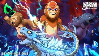 Baby Godzilla x Kong: Scar King vs Shimu– Animation 23