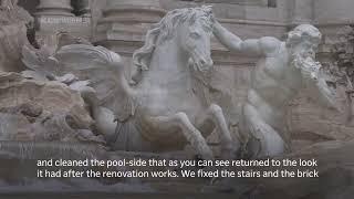 Rome's Trevi Fountain reopens after 3 months of maintenance work; See how it looks now