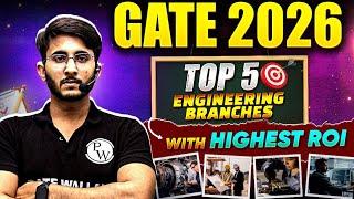 Top 5 Egineering Branches with Highest ROI | GATE 2026