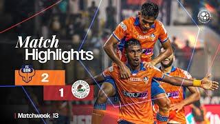 Match Highlights | FC Goa 2-1 Mohun Bagan SG | MW 13 | ISL 2024-25