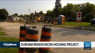 Micro-housing project in Durham region