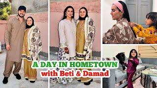 A DAY IN HYDERABAD/HOMETOWN with Hyderabadi Bahoo and Beti & Damad  | FAMILY TIME