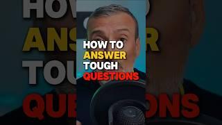 How to answer tough questions. Speak English fluently and professionally.