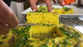 Best Instant Dhokla Recipe | Indian Appetiser | Gujarati Dhokra Recipe | Fluffy Dhokla Recipe