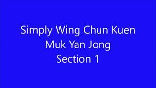 Simply Wing Chun Kuen - Muk Yan Jong Section 1