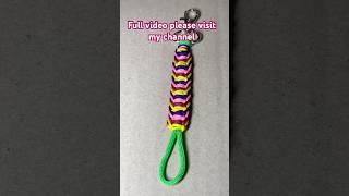 Multi Colour Thread Rope Keychain | S82 | Paracord knot | DIY | Handicrafts | Tutorial