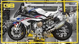 BMW S1000RR  In der Fabrik, in der die leistungsstarken Fahrräder von Hand gebaut werden