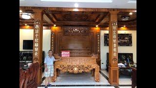 Lắp đặt Phòng thờ đẹp hiện đại | sập thờ | bàn thờ gỗ đẹp | Đồ Gỗ Thành Quyên